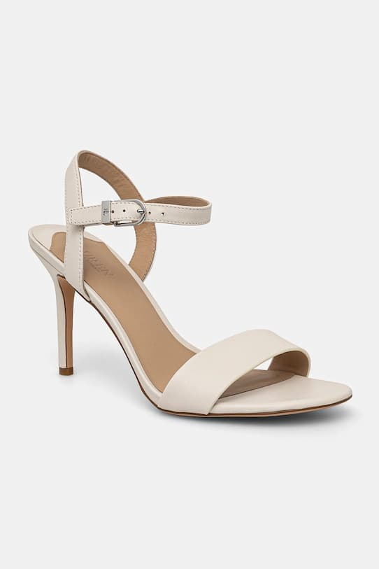 Lauren Ralph Lauren Gwen кожаные туфли на высоком каблуке - фото 2