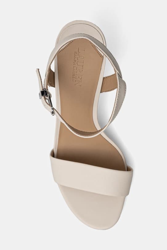 Lauren Ralph Lauren Gwen кожаные туфли на высоком каблуке - фото 6