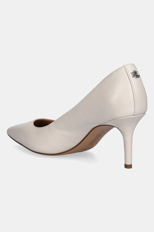 Lauren Ralph Lauren Lanette кожаные туфли на высоком каблуке - фото 4