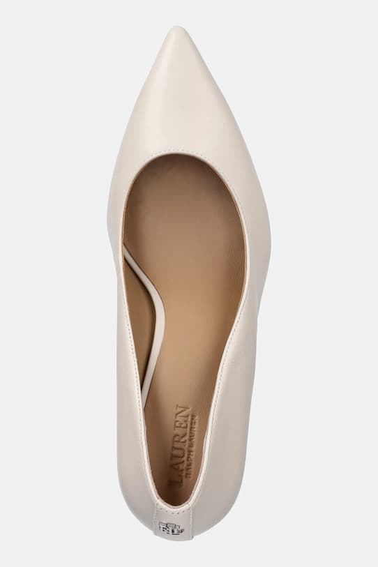 Lauren Ralph Lauren Lanette кожаные туфли на высоком каблуке - фото 5