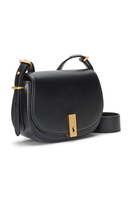 Кожаная сумка Polo Ralph Lauren - фото 4