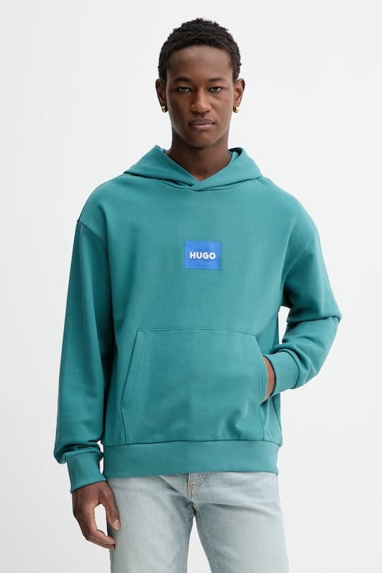 Хлопковая толстовка Hugo Blue Nayohood - фото 2