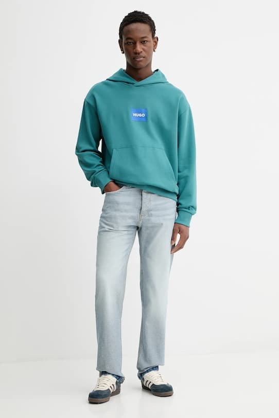 Хлопковая толстовка Hugo Blue Nayohood - фото 3