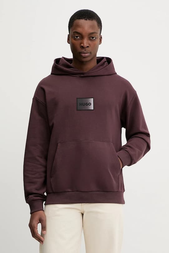 Толстовка HUGO Danohood из хлопка - фото 2