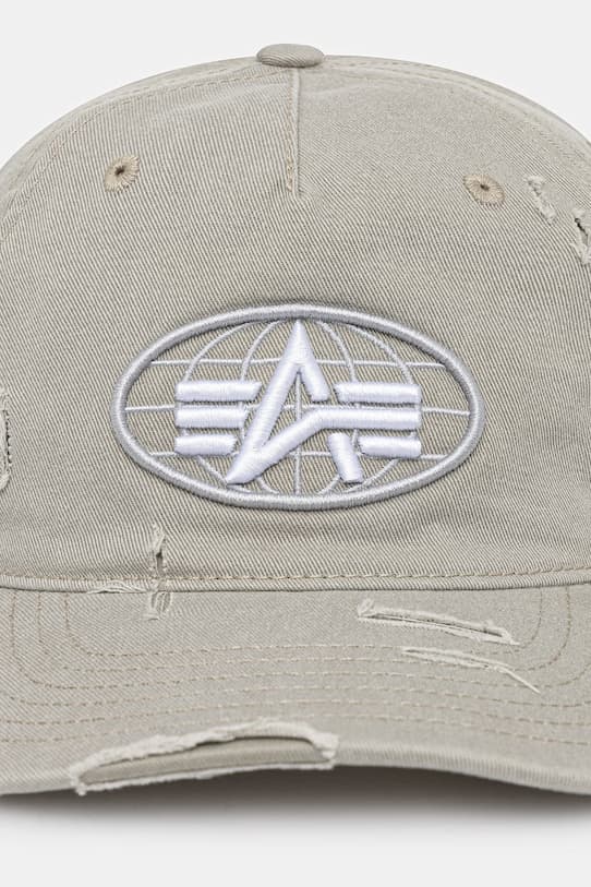 Хлопковая бейсболка Alpha Industries World Acid Cap - фото 3