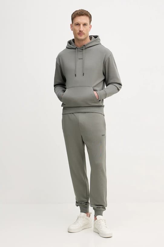 Хлопковый спортивный костюм BOSS Orange Спортивный костюмWesmallhood - фото 2