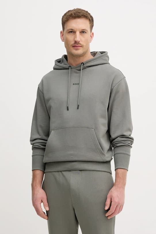 Хлопковый спортивный костюм BOSS Orange Спортивный костюмWesmallhood - фото 3