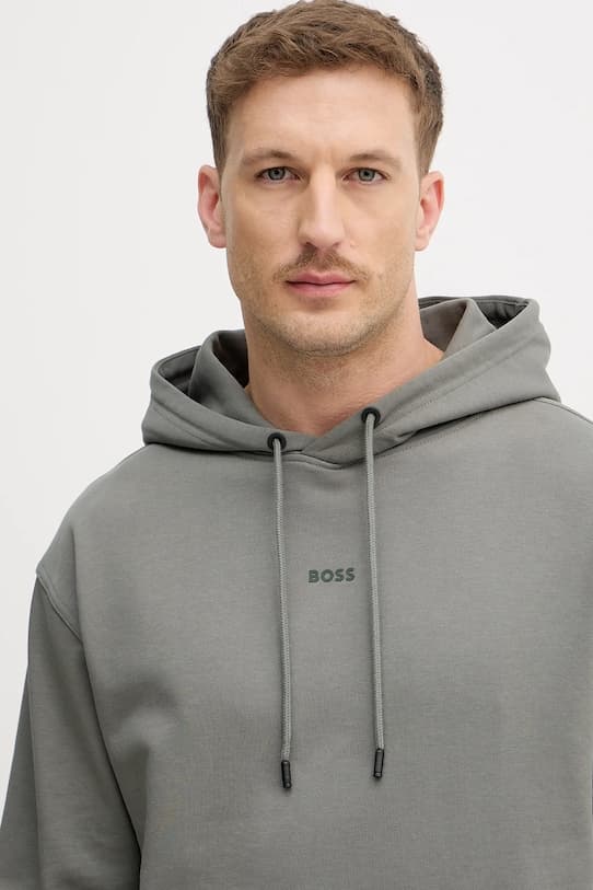 Хлопковый спортивный костюм BOSS Orange Спортивный костюмWesmallhood - фото 6