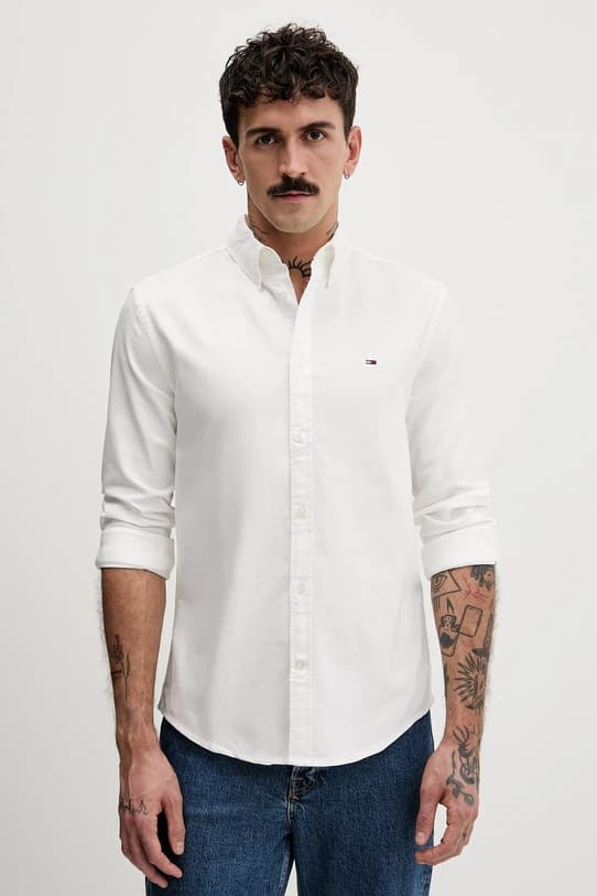Хлопковая рубашка Tommy Jeans - фото 2