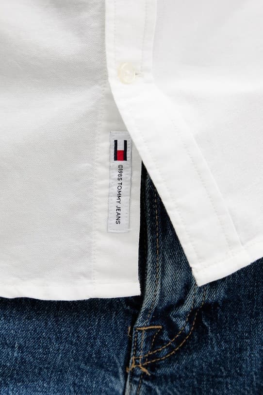 Хлопковая рубашка Tommy Jeans - фото 6