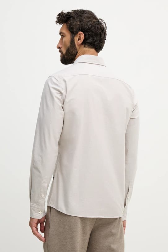 Хлопковая рубашка BOSS H-ROAN-BD-E-C1-261 - фото 4