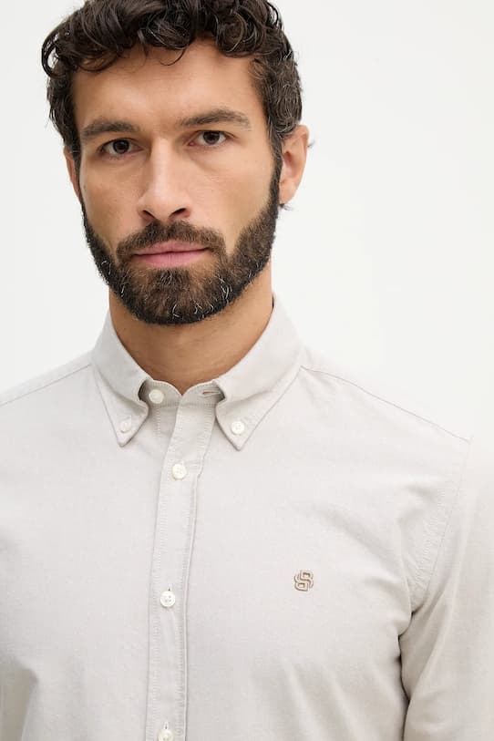 Хлопковая рубашка BOSS H-ROAN-BD-E-C1-261 - фото 5