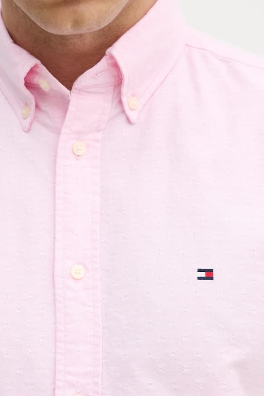 Хлопковая рубашка Tommy Hilfiger - фото 6