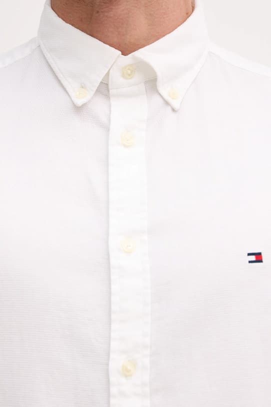 Хлопковая рубашка Tommy Hilfiger - фото 6