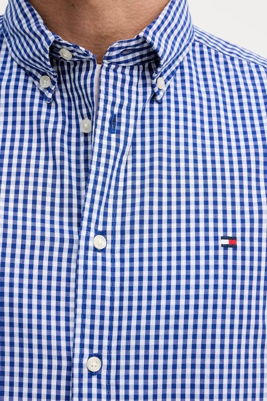 Хлопковая рубашка Tommy Hilfiger - фото 6