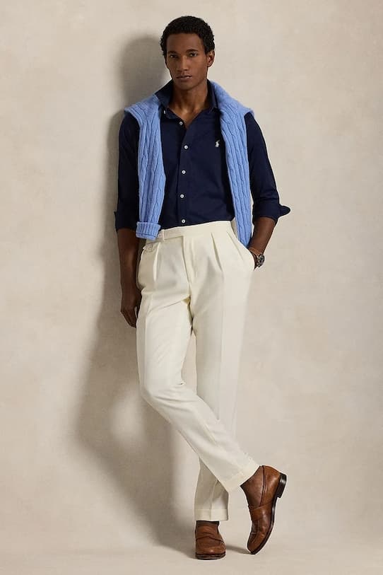 Хлопковая рубашка Polo Ralph Lauren - фото 4