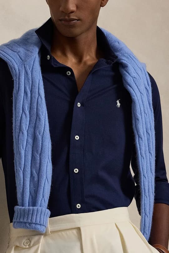 Хлопковая рубашка Polo Ralph Lauren - фото 5