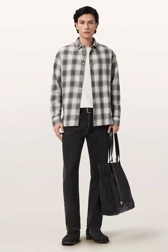 Рубашка AllSaints KELBY из хлопка - фото 4