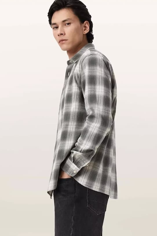 Рубашка AllSaints KELBY из хлопка - фото 5