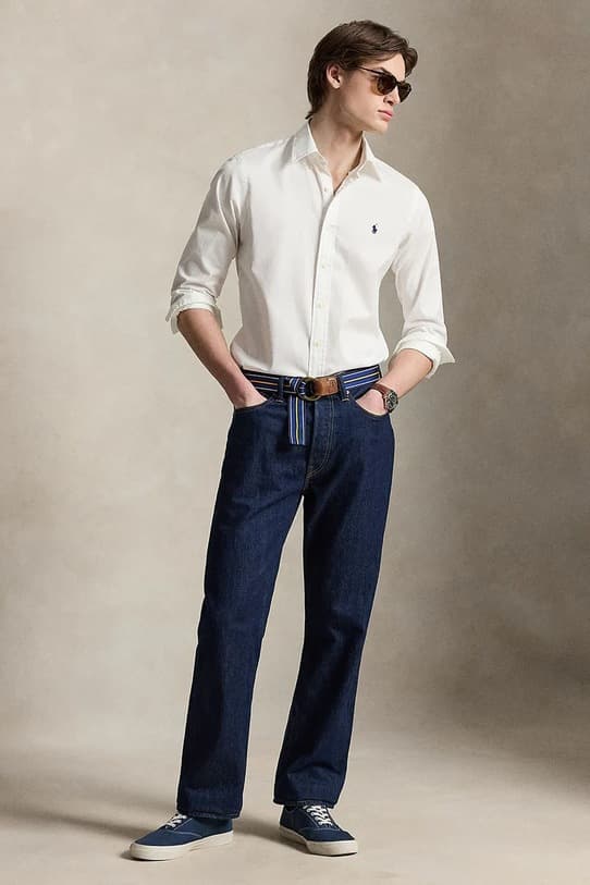 Хлопковая рубашка Polo Ralph Lauren - фото 4