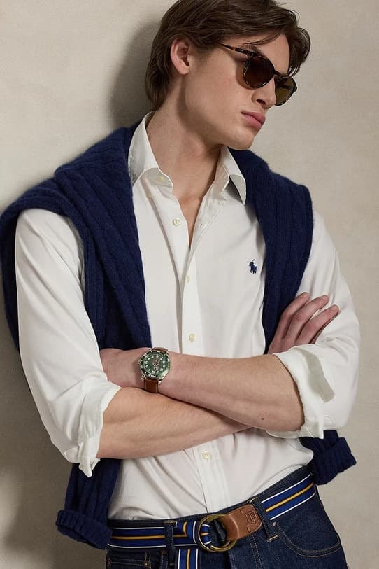 Хлопковая рубашка Polo Ralph Lauren - фото 6