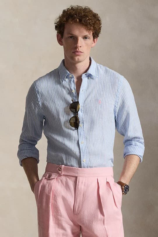 Льняная рубашка Polo Ralph Lauren - фото 2