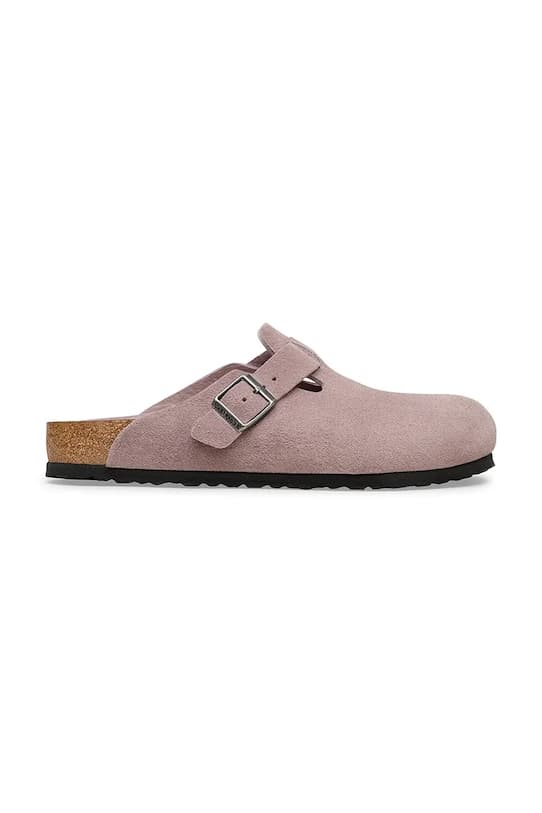 Замшевые тапочки Birkenstock Boston - фото 2