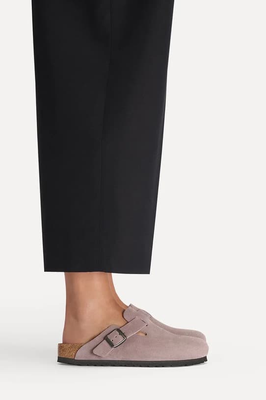 Замшевые тапочки Birkenstock Boston - фото 7