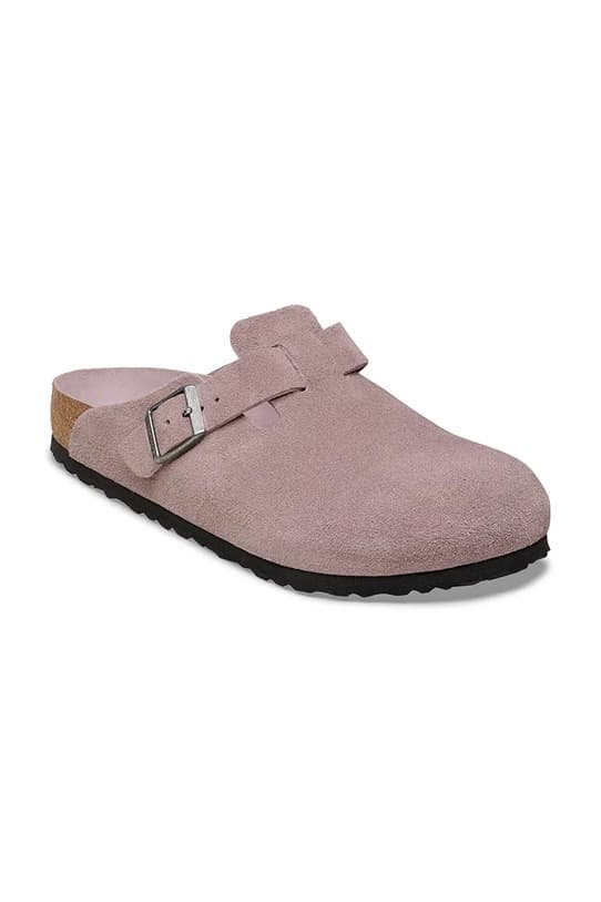 Замшевые тапочки Birkenstock Boston - фото 3