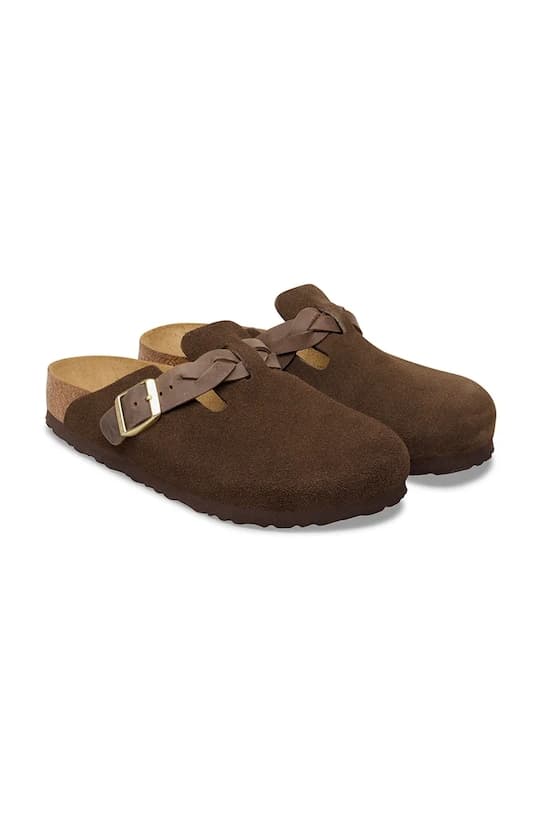 замшевые мюли Birkenstock Boston Braided - фото 4