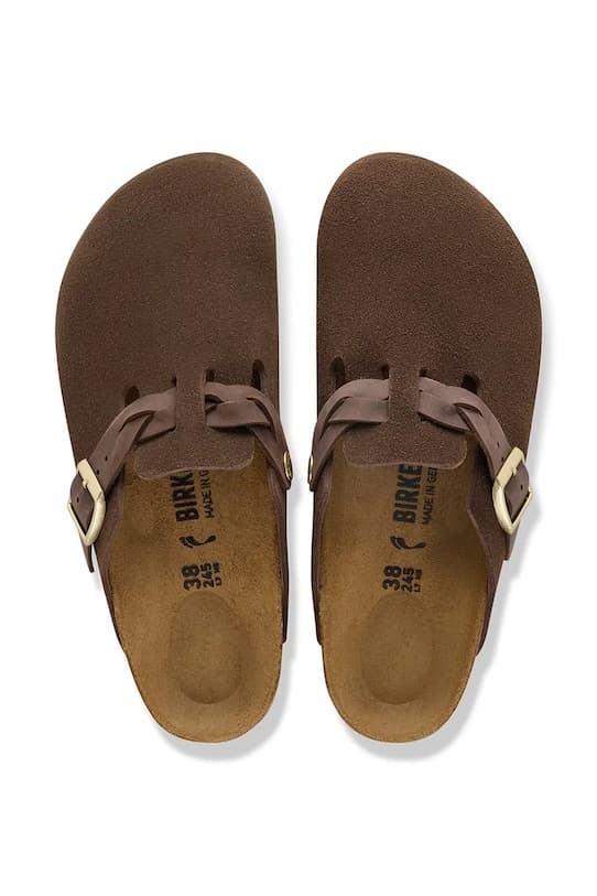 замшевые мюли Birkenstock Boston Braided - фото 5