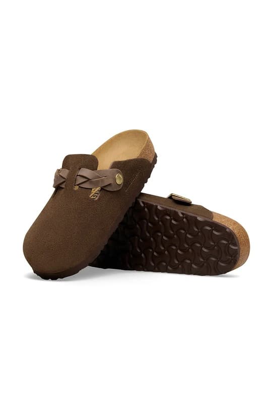 замшевые мюли Birkenstock Boston Braided - фото 6
