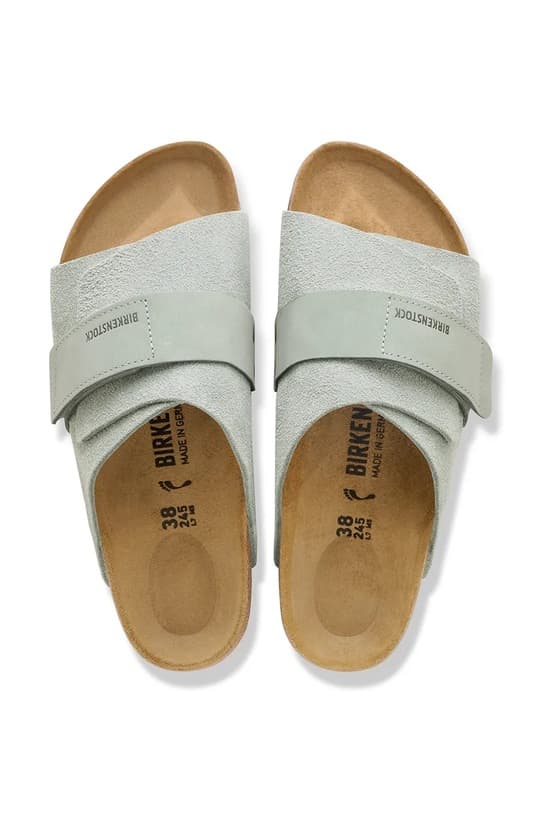 замшевые шлепанцы Birkenstock Kyoto - фото 4