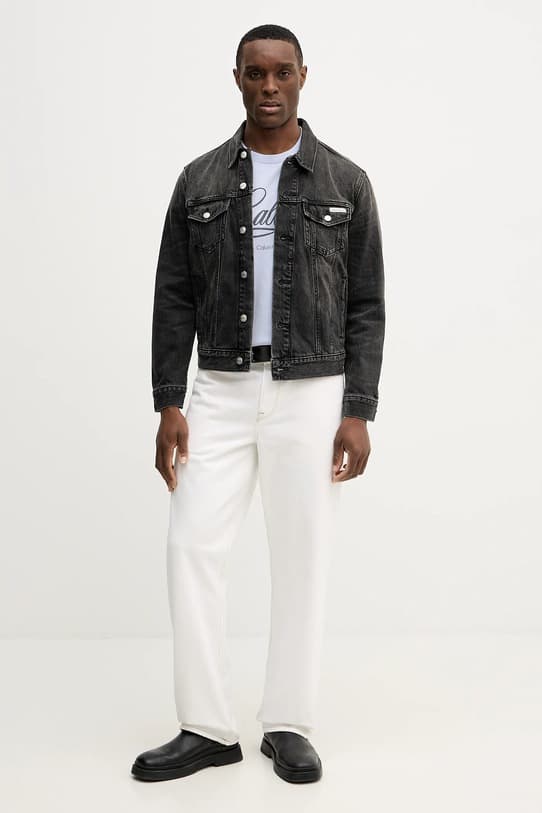 Хлопковая джинсовая куртка Calvin Klein Jeans - фото 3