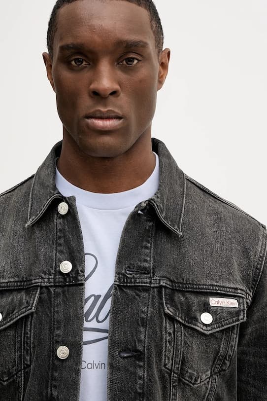 Хлопковая джинсовая куртка Calvin Klein Jeans - фото 5