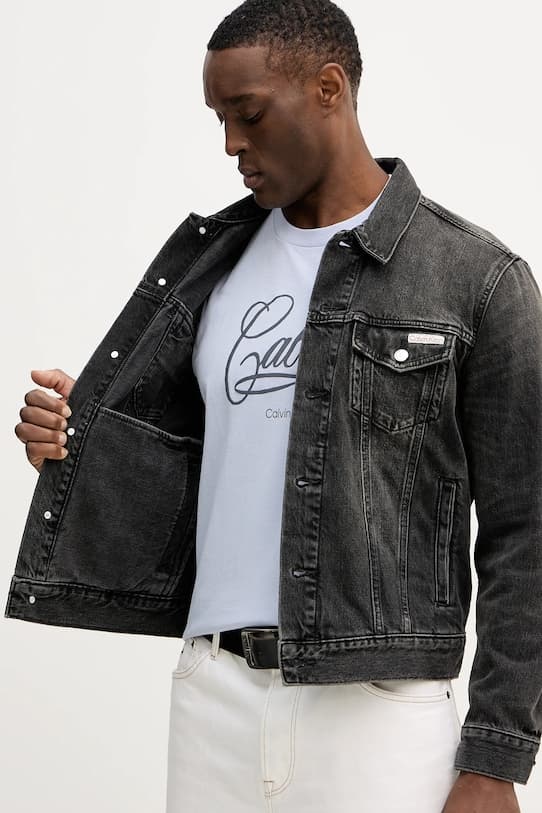 Хлопковая джинсовая куртка Calvin Klein Jeans - фото 7