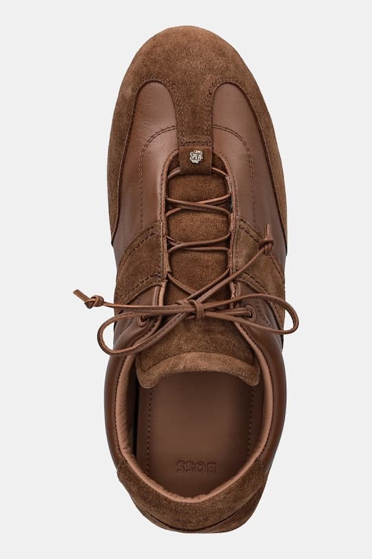 кожаные кроссовки BOSS Roxanne - фото 5