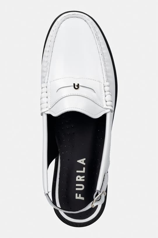 Кожаные мокасины Furla College Loafer - фото 5