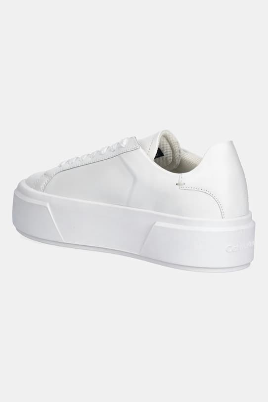 Кожаные кроссовки Calvin Klein FLATFORM LACE UP LTH MG - фото 4