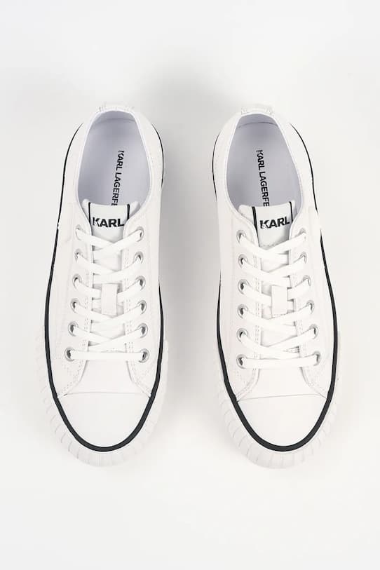 Кожаные кроссовки Karl Lagerfeld KAMPUS MAX NFT - фото 5