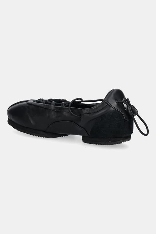 Кожаные балетки Polo Ralph Lauren Ballerina Lace Up - фото 4