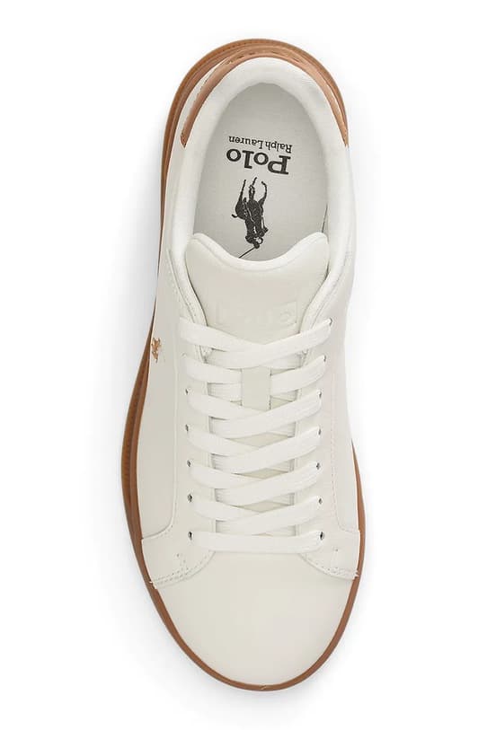 Кожаные кроссовки Polo Ralph Lauren HRT Ct II - фото 5