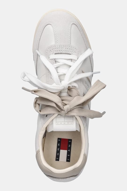 Кожаные кроссовки Tommy Jeans TJW LOW PROFILE RUNNER LTHR MIX - фото 5