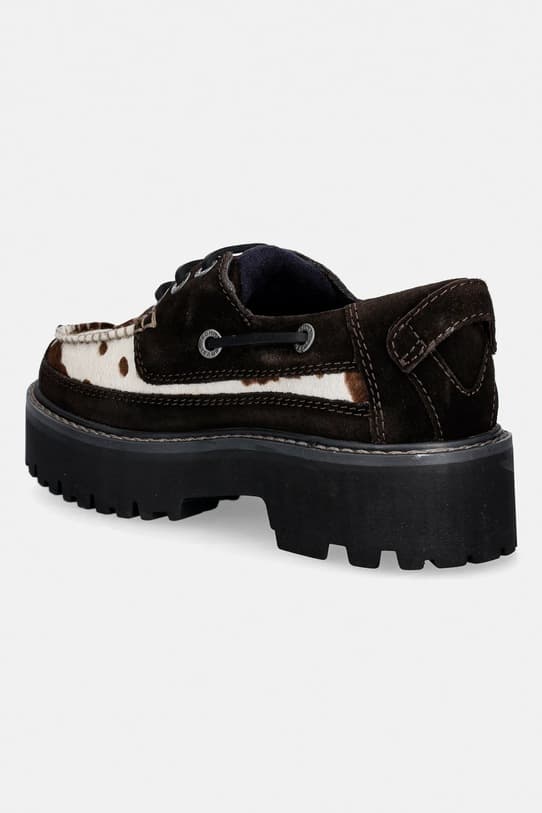 Замшевые мокасины Tommy Jeans АРХИВ 01 CALF HAIR - фото 4