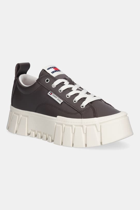 Кожаные кроссовки Tommy Jeans TJW VULC FLATFORM LEATHER - фото 2