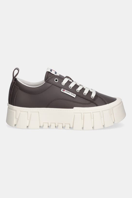 Кожаные кроссовки Tommy Jeans TJW VULC FLATFORM LEATHER - фото 3