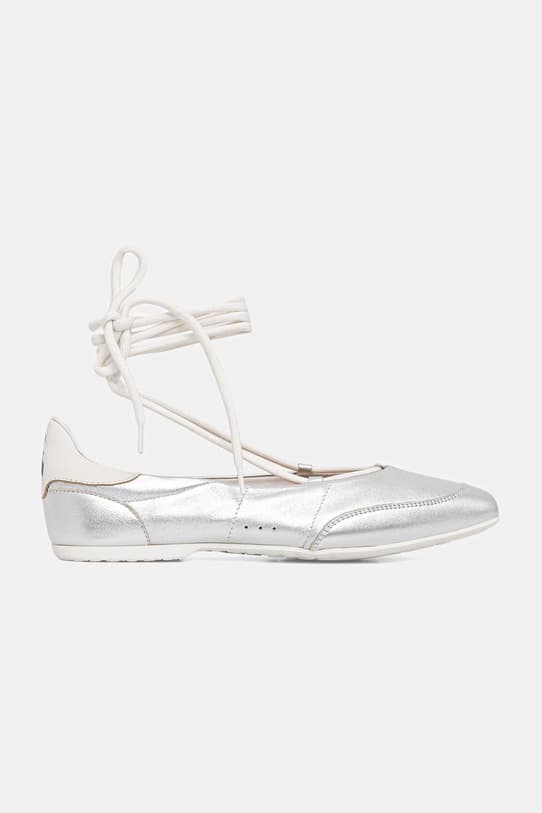 Кожаные балетки Patrizia Pepe - фото 3