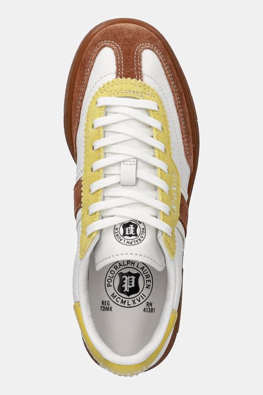 кожаные кроссовки Polo Ralph Lauren Bedford - фото 5