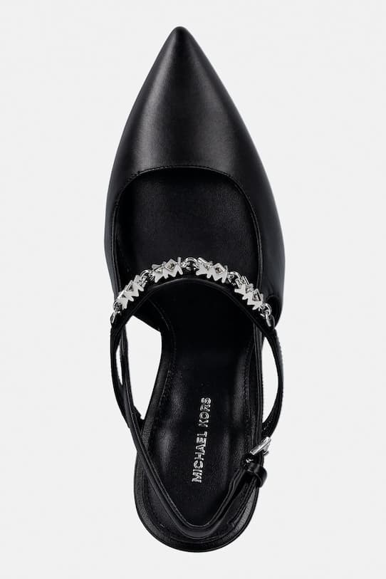 Кожаные туфли MICHAEL Michael Kors Dina Flex High Sling Pump - фото 5