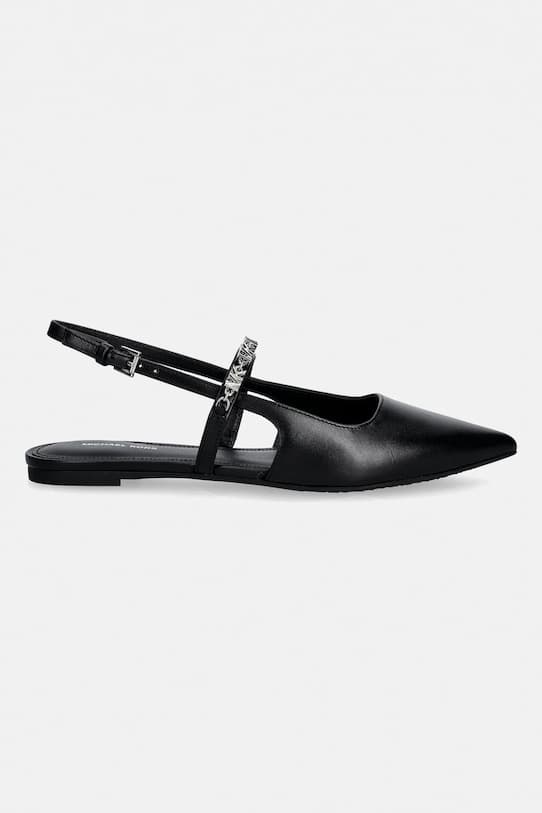 Кожаные балетки MICHAEL Michael Kors Dina Flex Sling Flat - фото 3